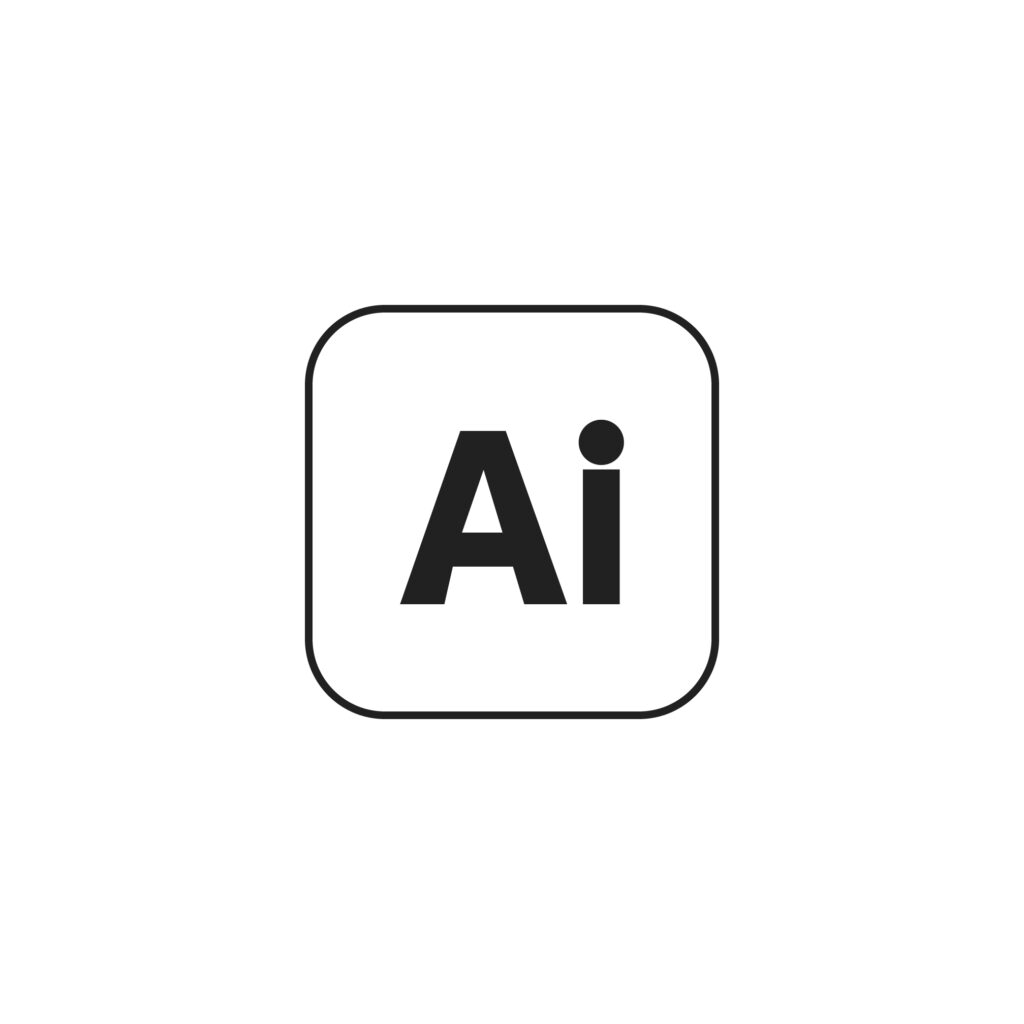 「枠」のセンターに「Ai」の文字を移動