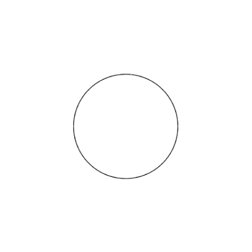 円を描く。