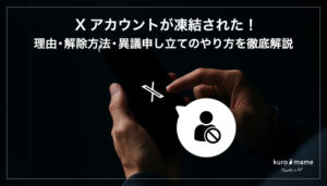 Xアカウントが凍結された！理由・解除方法・異議申し立てのやり方を徹底解説
